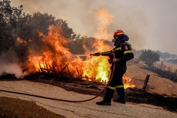 Φωτιά στη Μεσσηνία - Η πυρκαγιά ξέσπασε κοντά στη Χρυσοκελλαριά