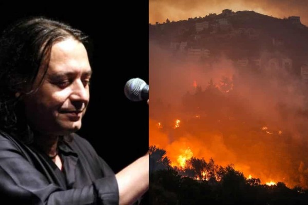 Τραγικές στιγμές για τον Γιάννη Κότσιρα - Η έκκληση για τη φωτιά στην Πεντέλη