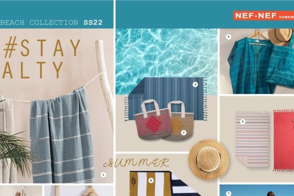 NEF-NEF Homeware: Η νέα συλλογή «Beach» είναι φέτος πιο πλούσια από ποτέ