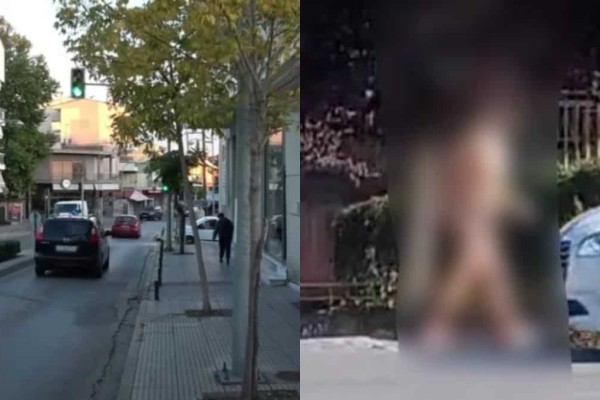 Άλαλα τα χείλη περαστικών στην Κοζάνη: Γυμνός 22χρονος φοιτητής έκανε βόλτες στους δρόμους της πόλης (photos)