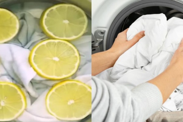 Αστραφτερά λευκά σε χρόνο dt: Το αλάνθαστο κόλπο με το λεμόνι στο πλυντήριο ρούχων που θα σας βγάλει ασπρο...πρόσωπους
