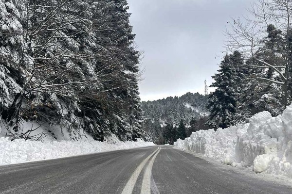 Ντύθηκε στα λευκά η Στερεά Ελλάδα - Έπεσαν τα πρώτα χιόνια σε Φθιώτιδα και Ευρυτανία