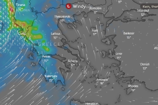 Προ των πυλών η κακοκαιρία «Denise»: Καταιγίδες και χαλάζι τις επόμενες ώρες! Ποιες περιοχές θα επηρεαστούν - Δείτε live πορεία της (Video)