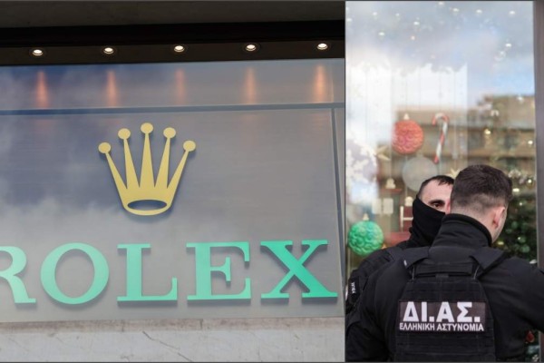 Ένοπλη ληστεία στη Rolex: Τα πρώτα δευτερόλεπτα μετά το «επαγγελματικό χτύπημα» στο κέντρο της Αθήνας - «Πιάστε τον...» (video)