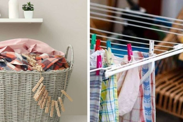 Άπλωμα ρούχων μέσα στο σπίτι: Πώς να μειώσετε την υγρασία