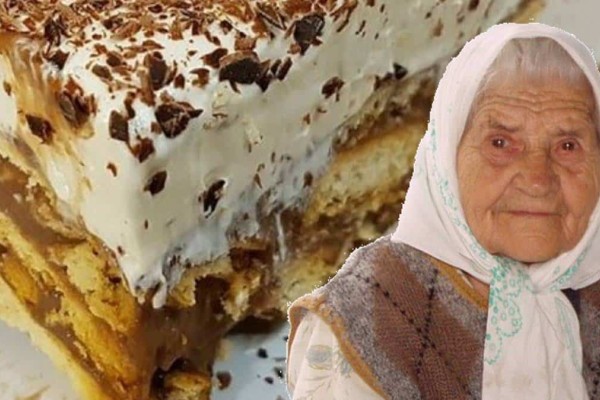 Η αμαρτία της γιαγιάς: Πεντανόστιμο γλυκό ψυγείου με μπισκότα, μπανάνες και ακόμη 3 υλικά