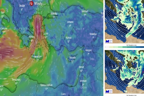 Καιρός: Νέο έκτακτο δελτίο επιδείνωσης από την ΕΜΥ - Έρχονται καταιγίδες, χαλάζι και κεραυνοί τις επόμενες ώρες - Οι περιοχές που 