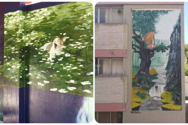Τέσσερις νέες εντυπωσιακές τοιχογραφίες με θέμα το περιβάλλον «ντύνουν» με χρώμα σχολεία της Αθήνας