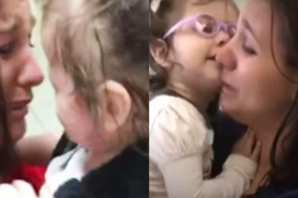 Τυφλό κοριτσάκι αντικρίζει για πρώτη φορά τη μαμά του - Προσπαθήστε να συγκρατήσετε τα δάκρυά σας (video)