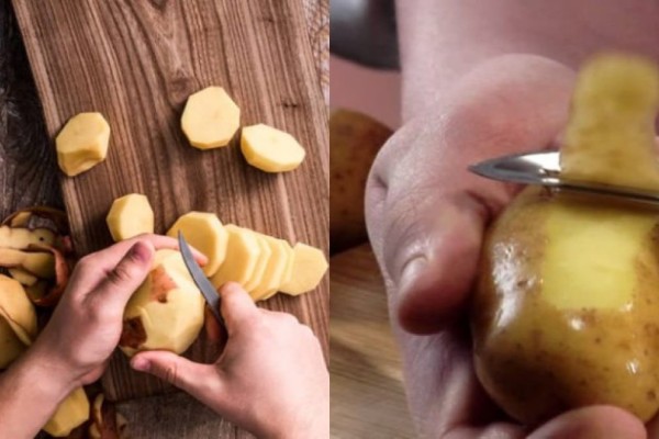 «Γυμνές» πατάτες σε χρόνο μηδέν: Το έξυπνο κόλπο για γρήγορο και εύκολο καθάρισμα!