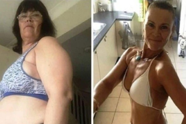 50χρονη γιαγιά έχασε 31,5 κιλά χωρίς να κάνει γυμναστική και η αλλαγή της είναι εξωπραγματική