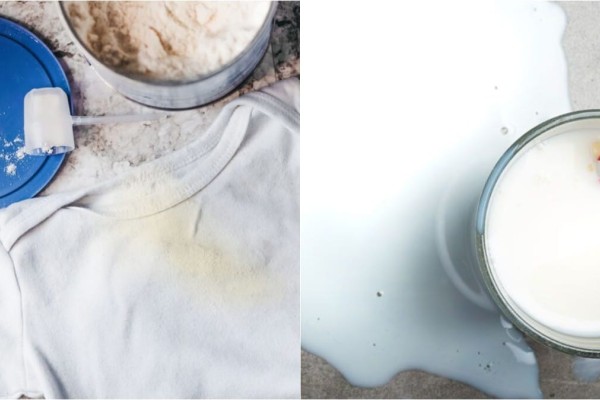 Λεκές από γάλα στα ρούχα: Αφαιρέστε τον με 5 απλές κινήσεις - Δεν θέλει κόπο, θέλει τρόπο