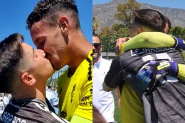Ισπανός τερματοφύλακας έκανε come out στο γήπεδο φιλώντας τον σύντροφό του και έγινε viral