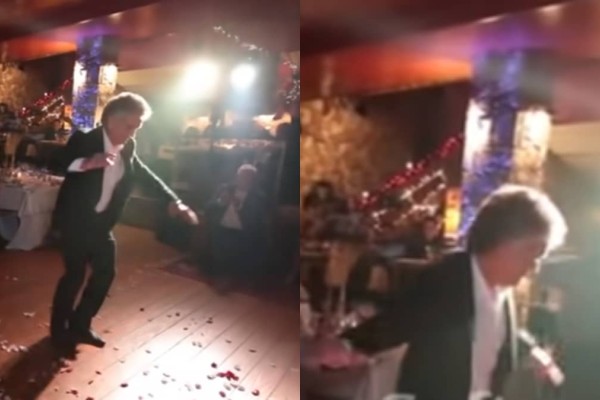 Τύφλα να'χει ο γαμπρός: Ο μπαμπάς της νύφης σηκώθηκε να χορέψει ζεϊμπέκικο και «υπoκλίθηκαν» όλοι (video)