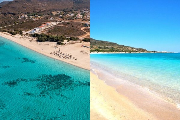Διάφανα νερά και χρυσή αμμουδιά: Η ελληνική παραλία που θεωρείται το «αντίπαλο δέος» του Σίμου στην Ελαφόνησο