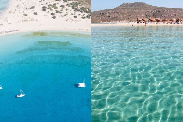 Βγαλμένη από Καραϊβική: Το ελληνικό νησί με την «απόκοσμη» παραλία και νερά που θυμίζουν πισίνα 