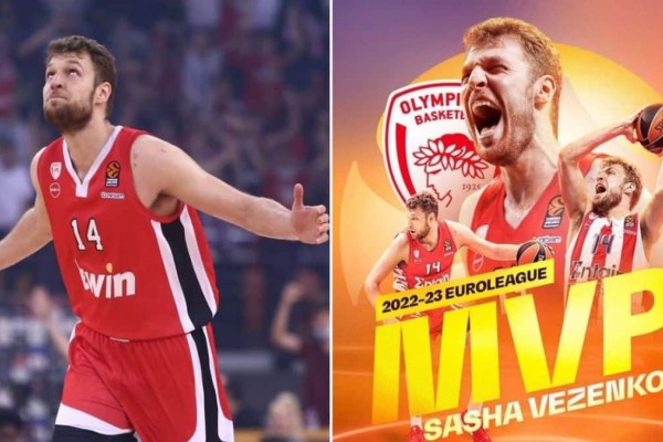 Ποιος άλλος; MVP της Euroleague ο Σάσα Βεζένκοφ