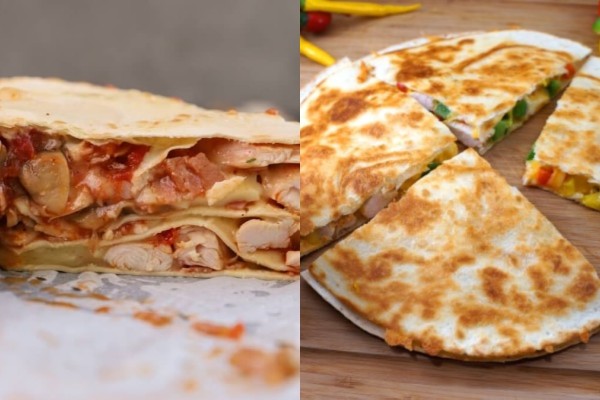 Σαββατιάτικη πρόταση: Λαχταριστά quesadillas με κοτόπουλο και τυρί γρήγορα και απλά