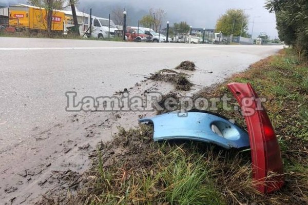 Απίστευτο τροχαίο στην Φθιώτιδα: Γυναίκα οδηγός τράκαρε με αγριογούρουνα και έπεσε σε ελιά (photos)