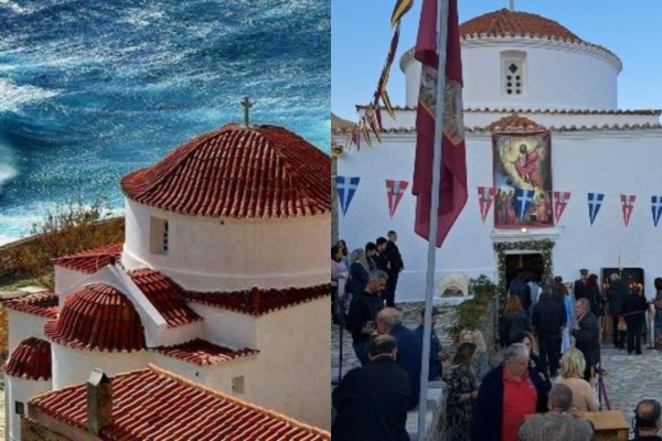 Με θέα το απέραντο γαλάζιο: Το εκκλησάκι στην πιο παραμυθένια γωνιά της Ελλάδας και η ιστορία με την θαυματουργή εικόνα 