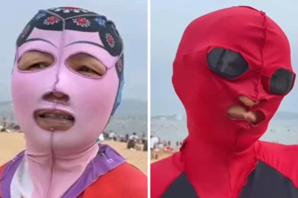 Η Κίνα βρήκε τη λύση για τον καύσωνα! Τελευταία λέξη της μόδας οι μάσκες... «προσωπίνια» - Χτυπάνε «κόκκινο» οι πωλήσεις (photos)