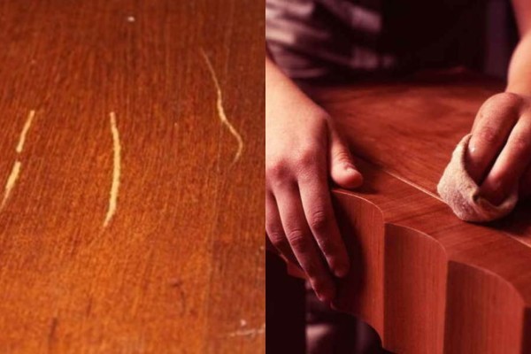 Γρατζουνιές στα ξύλινα έπιπλα: Τα 2 υλικά της κουζίνας που θα σας βοηθήσουν να απαλλαγείτε από τα σημάδια εύκολα και γρήγορα