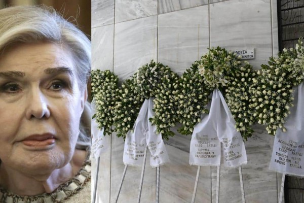 «Έφυγε» για το αιώνιο ταξίδι: Στην Αττική γη θάφτηκε για πάντα η Μαριάννα Βαρδινογιάννη! Στο Α Νεκροταφείο έγινε η ταφή της