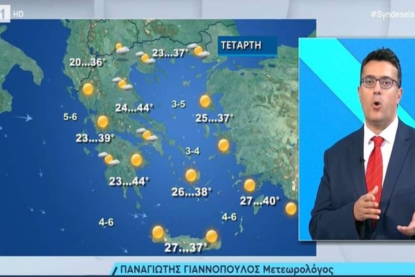 «Απίστευτο! 41 βαθμοί στην Φλώρινα...»: Συναγερμός με τον καιρό από τον Παναγιώτη Γιαννόπουλο!