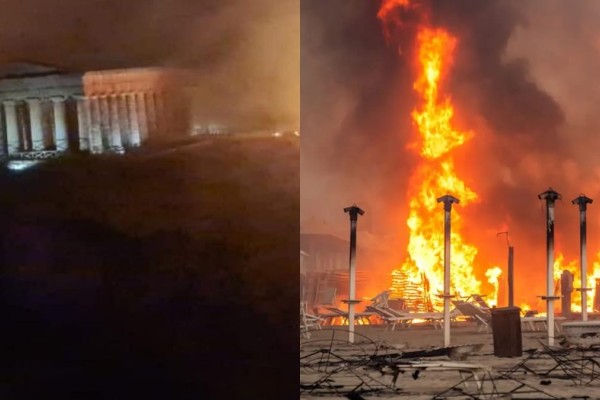 Η «κόλαση του Δάντη» στην Σικελία: Κινδύνευσε να καεί ο αρχαίος ναός της Σεγέστα στη Σικελία - Δύο νεκροί ο μέχρι τώρα απολογισμός