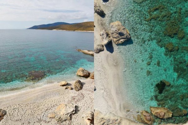 Άγρια ομορφιά και τιρκουάζ νερά: Η ερημική παραλία 1,5 ώρα από την Αθήνα που θυμίζει ελληνικό νησί