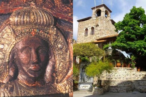Λέσβος: Το μοναστήρι του Αρχάγγελου Μιχαήλ με την εικόνα που χαρακτηρίστηκε αχειροποίητη