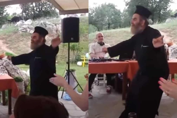 Μερακλής ιερέας ρίχνει κορυφαίο ζεϊμπέκικο με το «εδώ παπάς εκεί παπάς»! (Video)