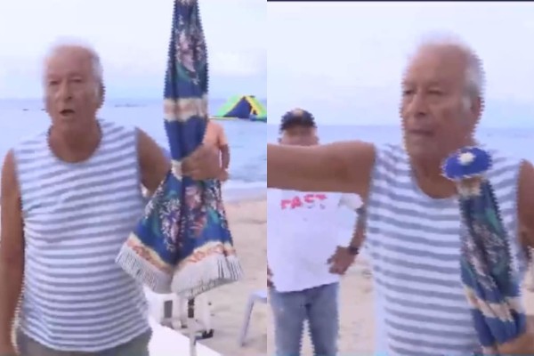 «Ντροπή σας, ξεφτ@λι@@ενοι»: «Ξεσπάθωσε» παππούς στην Χαλκιδική με δημοσιογράφο της ΕΡΤ (video)