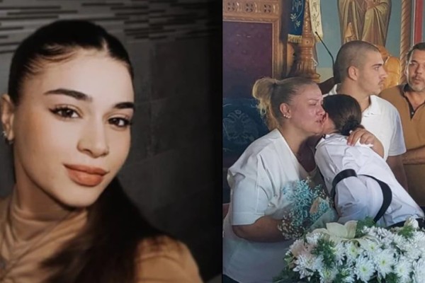 «Η καπετάνισσά μας ταξιδεύει»: Ράγισαν καρδιές στην κηδεία της 20χρονης Μαριάννας – Στα λευκά η καταρρακωμένη μάνα της