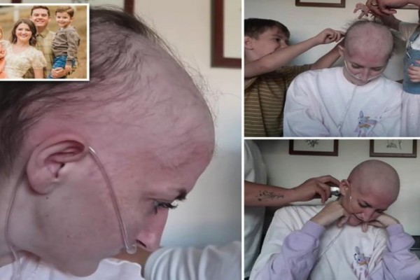 «Δεν έκλαψα σήμερα»: Ραγίζει καρδιές 36χρονη καρκινοπαθής μαμά που άφησε τα παιδιά της να ξυρίσουν το κεφάλι της (photo-video)