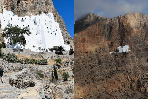 Παναγία Χοζοβιώτισσα: Το μοναστήρι που «κρέμεται» στο άγριο και βραχώδες τοπίο της Αμοργού