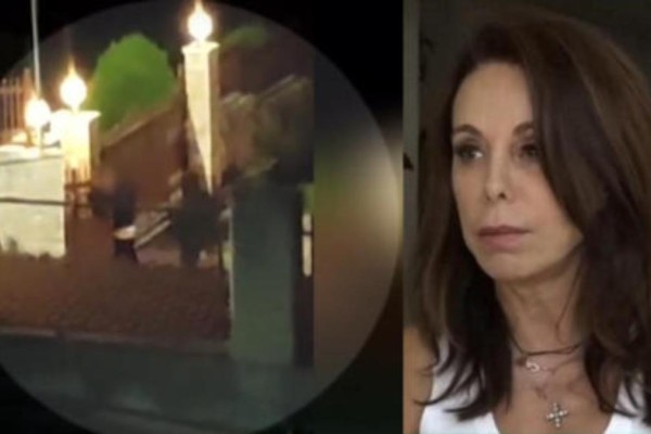 Βούλα Πατουλίδου: Βίντεο ντοκουμέντο από τη στιγμή της διάρρηξης στο σπίτι της - «Ξήλωσαν καλώδια, τα πάντα… να ‘ναι καλά ο γείτονας»