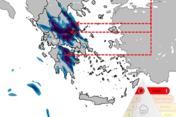Οι 8 περιοχές στο «μάτι του κυκλώνα» για τις επόμενες ημέρες - Πού «καραδοκεί» η κακοκαιρία Daniel
