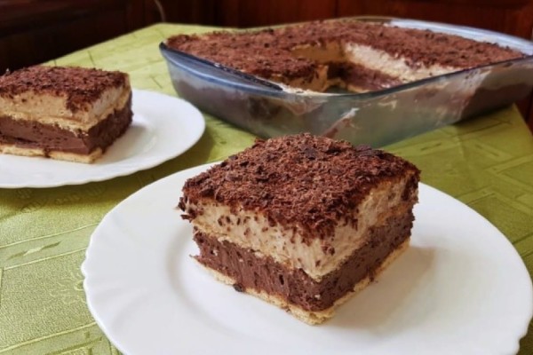 Καφεδάκι στο... πιάτο: Γλυκό ψυγείου με σοκολάτα και εσπρέσο - Πανέτοιμο σε 15'