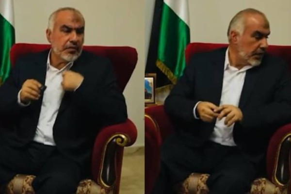 Πόλεμος στο Ισραήλ: Η στιγμή που αξιωματούχος της Χαμάς πετάει το μικρόφωνο και φεύγει όταν τον ρωτούν για Ισραηλινούς που σφαγιάστηκαν στον ύπνο τους (video)