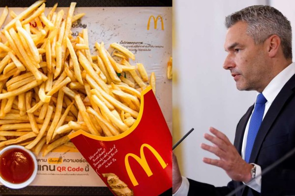 Σάλος με Αυστριακό Καγκελάριο: «Οι φτωχοί να ταΐσουν τα παιδιά τους McDonalds, επειδή είναι φτηνά»