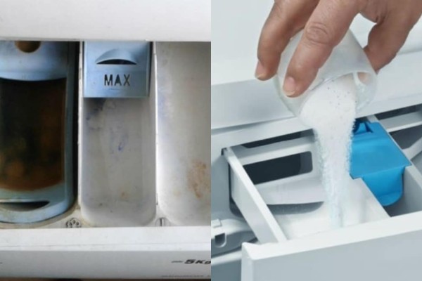 Μούχλα στο συρτάρι του πλυντηρίου: Το καθαριστικό μείγμα με 2 υλικά που έχετε στο σπίτι για να την εξαφανίσετε σε χρόνο dt