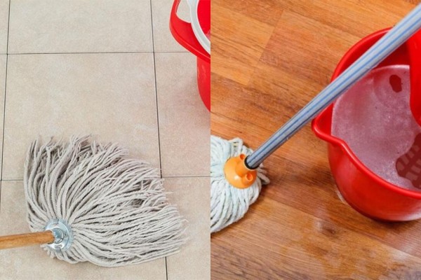 Σφουγγάρισμα «τέχνη»: Το μυστικό με την μαγειρική σόδα για να γυαλίζει το πάτωμα μετά το καθάρισμα