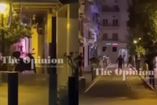Βίντεο ντοκουμέντο από το οπαδικό επεισόδιο στη Θεσσαλονίκη: Η στιγμή που ομάδα ατόμων εισβάλει σε κλαμπ με τσεκούρια, πυρσούς και μπουκάλια (video) 