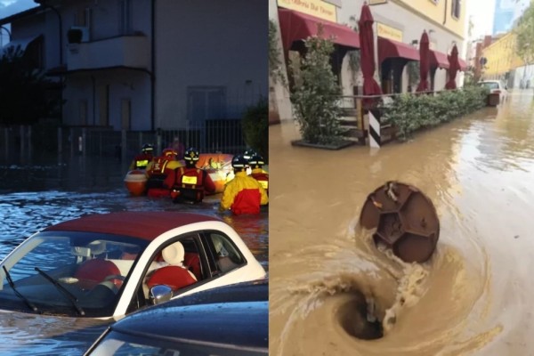 «Πνιγμένη» από τις πλημμύρες η βόρεια Ιταλία: Τρεις νεκροί και πολλοί αγνοούμενοι στην Τοσκάνη (videos)