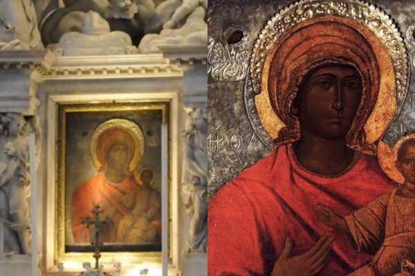 Παναγία Μεσοπαντίτισσα: Η «ξενιτεμένη» εικόνα που κατέληξε από την εκκλησία του Αγίου Μάρκου στην Βενετία στο Ηρακλείο της Κρήτης