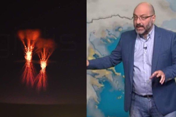 Σάκης Αρναούτογλου: «Πρέπει να υπάρχουν πολύ συγκεκριμένες συνθήκες...» - Τι είναι τα red sprites που κοκκίνησαν τον ουρανό του Αιγαίου