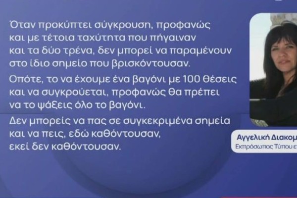 Σύγκρουση τρένων στα Τέμπη: «Υπάρχει αλλοίωση των στοιχείων! Tόσους μήνες σαπίζουν οι άνθρωποι. Η οικογένειά μου είναι υποψήφια να παραλάβει κάποιο κομμάτι του αδελφού μου» - Σοκάρει αδελφή θύματος