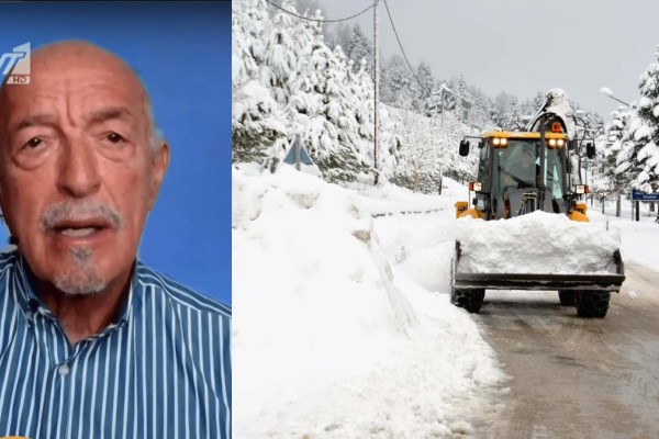 «48 ώρες με καταιγίδες και χιόνια σ' όλη την χώρα»: Αναστάτωση από τον Τάσο Αρνιακό