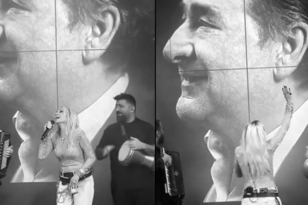 «Για αυτόν τον μεγάλο μας Έλληνα τραγουδιστή»: Το συγκινητικό «αντίο» της Άννας Βίσση στον Βασίλη Καρρά - Τραγούδησε το «Άστη να λέει» και σείστηκε το μαγαζί (video)
